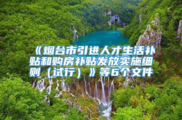 《烟台市引进人才生活补贴和购房补贴发放实施细则（试行）》等6个文件