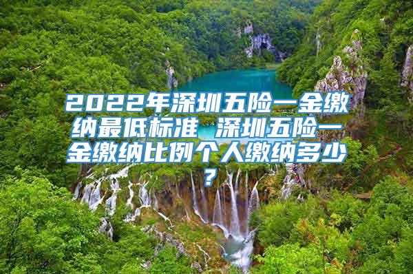 2022年深圳五险一金缴纳最低标准 深圳五险一金缴纳比例个人缴纳多少？