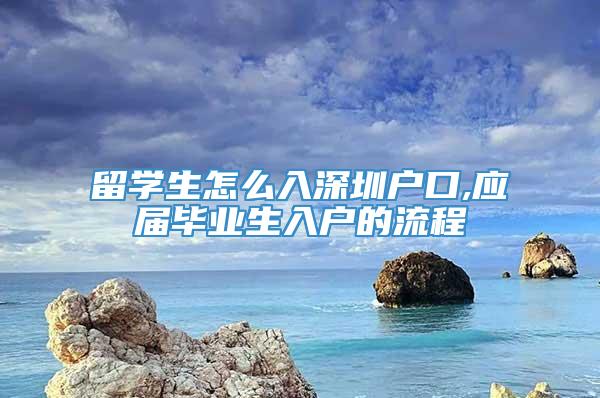 留学生怎么入深圳户口,应届毕业生入户的流程