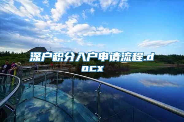 深户积分入户申请流程.docx