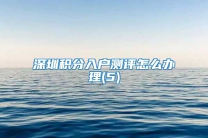 深圳积分入户测评怎么办理(5)