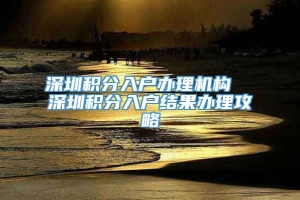 深圳积分入户办理机构  深圳积分入户结果办理攻略