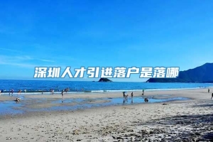 深圳人才引进落户是落哪