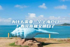 为什么需要一个上海户口？看完你就全明白了