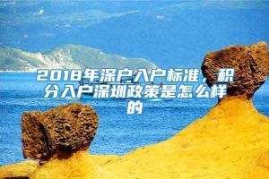 2018年深户入户标准，积分入户深圳政策是怎么样的