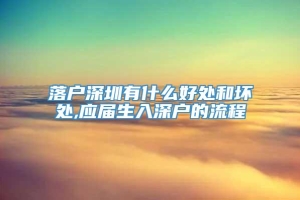 落户深圳有什么好处和坏处,应届生入深户的流程