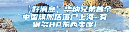 【好消息】华纳兄弟首个中国旗舰店落户上海~有很多HP东西卖呢!