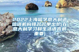 2022上海留学意大利语培训机构排名名单出炉(在意大利学习和生活语言很重要)