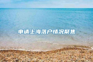 申请上海落户情况聚焦