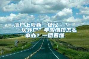 落户上海新“捷径”？“居转户”年限缩短怎么申办？一图看懂→