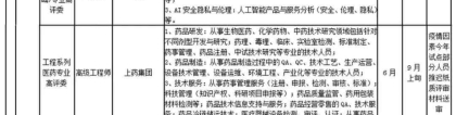 2022年度上海市高级职称评审计划一览表公布，高级职称中哪些可用于上海人才引进落户？