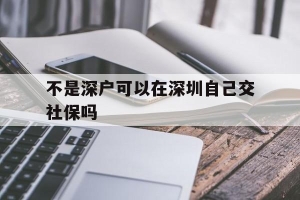 不是深户可以在深圳自己交社保吗(深户不在深圳工作可以交深圳社保吗)