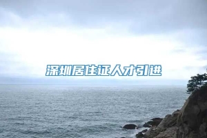 深圳居住证人才引进