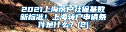 2021上海落户社保基数新标准！上海转户申请条件是什么？(2)