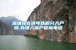 深圳现在还可以积分入户吗,办理入深户咨询电话