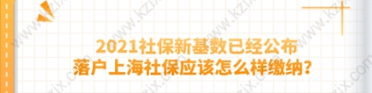 2021社保新基数已经公布,落户上海社保应该怎么样缴纳？