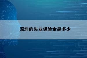 「深圳的失业保险金是多少」深圳失业保险金从每月980元涨到每月224元