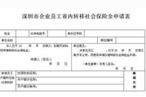 2022年深圳入户满一社保