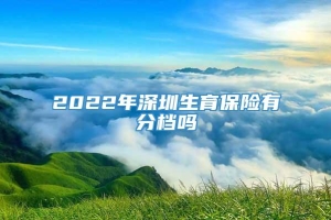 2022年深圳生育保险有分档吗