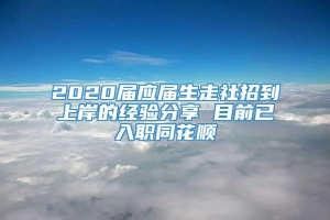 2020届应届生走社招到上岸的经验分享 目前已入职同花顺