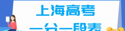 2018上海高考一分一段表【本科】