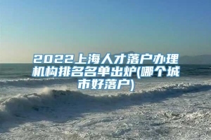 2022上海人才落户办理机构排名名单出炉(哪个城市好落户)