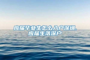 应届毕业生怎么入户深圳,应届生落深户