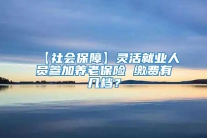 【社会保障】灵活就业人员参加养老保险 缴费有几档？