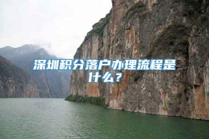 深圳积分落户办理流程是什么？