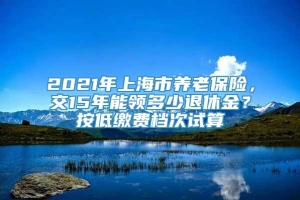 2021年上海市养老保险，交15年能领多少退休金？按低缴费档次试算