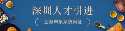 深圳市人才引进业务申报系统网址