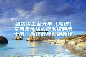 哈尔滨工业大学（深圳）空间柔性结构团队招聘博士后、助理教授和副教授